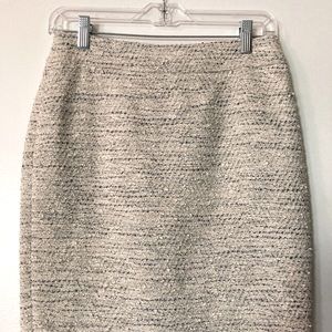 Spring tweed pencil skirt